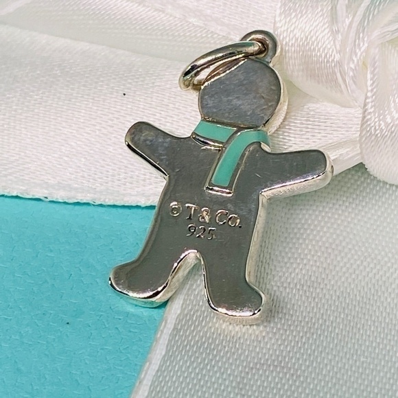 Tiffany & Co Gingerbread Man Charm 925 silver excellent condition - Picture 3 of 5
